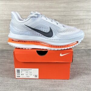 Nike Pegasus Premium Light Grey/Orange Running Shoes HQ2592-002 Men's Size 7